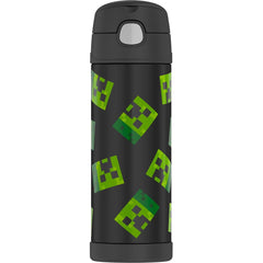 THERMOS FUNtainer frente con diseño Minecraft que atrae a niños
