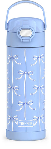 THERMOS FUNtainer vista frontal Blue Bows, diseño llamativo y práctico