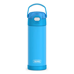 THERMOS FUNTAINER frontal color electric blue mostrando diseño atractivo y robustez