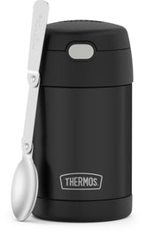 THERMOS funtainer vista frontal mostrando cierre hermético y diseño moderno