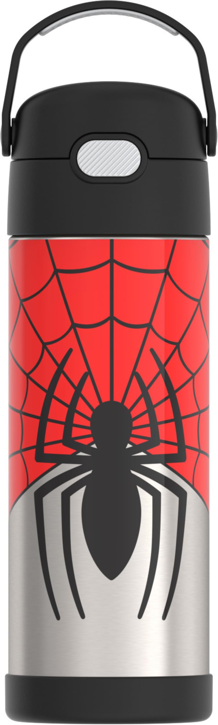 THERMOS FUNtainer Spiderman vista frontal con diseño atractivo para niños