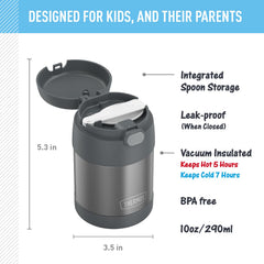 THERMOS FUNtainer detalle de tapa con cuchara plegable para uso práctico