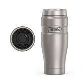 THERMOS vaso frontal mate mostrando diseño resistente y retención térmica