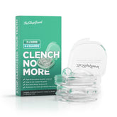 TheSleepGuard frontal del pack mostrando las cuatro férulas y estuches protectores