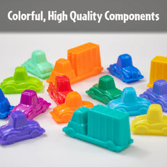 ThinkFun detalle de piezas de plástico resistentes y fácil agarre para niños