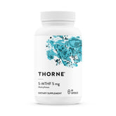 THORNE envase frontal del 5‑MTHF mostrando 60 cápsulas y marca