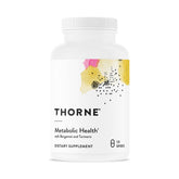THORNE frasco frontal mostrando etiqueta y beneficio de apoyo metabólico