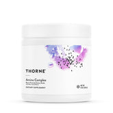 THORNE envase frontal con etiqueta clara y beneficios visibles