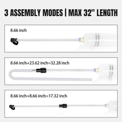 Thorstone manguera 60 cm conectada para acceso a zonas estrechas