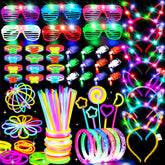 Thremhoo paquete frontal mostrando 156 piezas para organizar fiestas brillantes