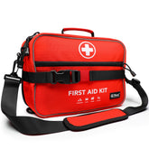 THRIAID estuche frontal rojo visible y fácil de encontrar