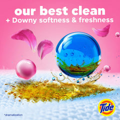 Tide cápsula en primer plano mostrando composición y disolución rápida