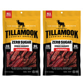 Tillamook Country Smoker paquete frontal mostrando tamaño y conveniencia