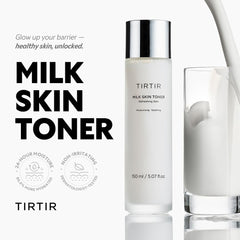 TIRTIR ingredient label close-up highlighting niacinamide and ceramide benefits