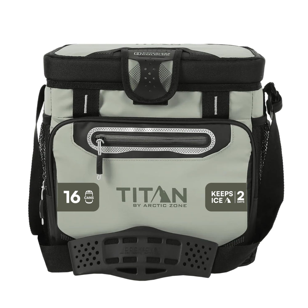 Titan by Arctic Zone vista frontal Seagrass con acceso rápido y retención de frío