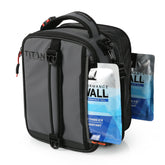Titan by Arctic Zone vista frontal gris Sharkskin, diseño compacto y profesional