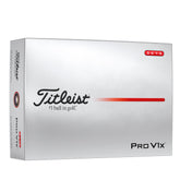 Titleist Pro V1x High #'s empaque frontal mostrando pelota premium y confianza en distancia