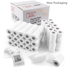 TK Thermal King primer plano del papel térmico, textura uniforme para impresión clara