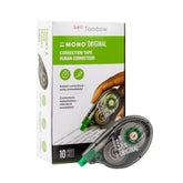 Tombow MONO frente del pack de 10 con dispensadores, ahorro y disponibilidad