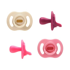 Tommee Tippee chupete frontal pack mostrando diseño ultraligero y colores