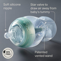 Tommee Tippee varilla ventilada primer plano que reduce ingestión de aire