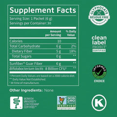 Tomorrow's Nutrition sobres monodosis desplegados para uso fácil