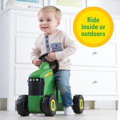 TOMY John Deere asiento cómodo que asegura una postura estable