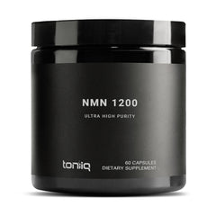 Toniiq frasco frontal mostrando etiqueta y beneficio de pureza