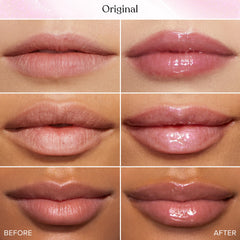 Too Faced frasco en mano para comparar tamaño práctico y portabilidad