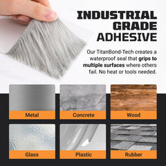 TOOLTROOPERS cinta cortada mostrando dimensiones 4" x 10' para escala