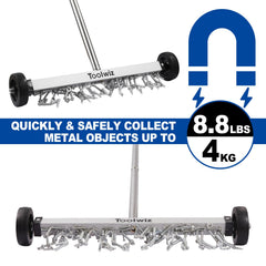Toolwiz ruedas de goma de 3 pulgadas para rodadura suave