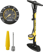 Topeak JoeBlow Sport III frontal mostrando estructura de acero y estabilidad