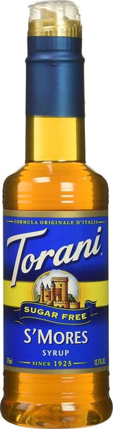 Torani botella pack delante mostrando 4 unidades y la etiqueta