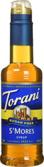 Torani botella pack delante mostrando 4 unidades y la etiqueta