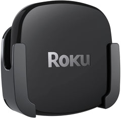TotalMount soporte frontal mostrando el Roku Ultra y organización de cables