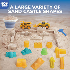 TOY Life bulldozer detalle de ruedas para movimiento fácil en arena