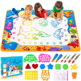 Toyk front packaging showing full water doodle mat set and gift-ready box