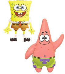 Toyland globos Bob Esponja y Patricio vista frontal gran impacto