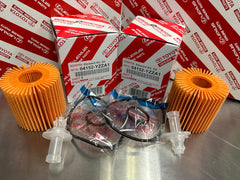 Toyota 04152-YZZA1 frente del paquete mostrando etiqueta clara y compatibilidad