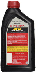 Toyota ATF WS etiqueta y contenido, información OEM visible y confiable