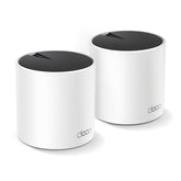 TP‑Link Deco X55 vista frontal mostrando diseño compacto y cobertura