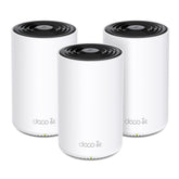 TP‑Link Deco XE70 Pro frente mostrando diseño minimalista y señal constante