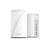 TP‑Link Deco 7 Pro frontal mostrando diseño minimalista y cobertura uniforme
