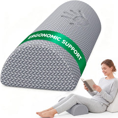 TranquilRelax vista frontal del producto mostrando la forma media luna y beneficios ergonómicos