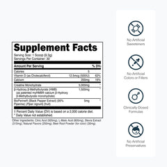 Cucharada con un servicio de Transparent Labs Creatine HMB listo