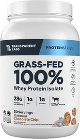 Transparent Labs frente del envase mostrando sabor y beneficio proteína limpia