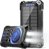 TRASHBINEAN frontal del power bank mostrando diseño y capacidad