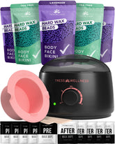 Tress Wellness frente del kit mostrando accesorios y caja, ideal para comenzar depilación