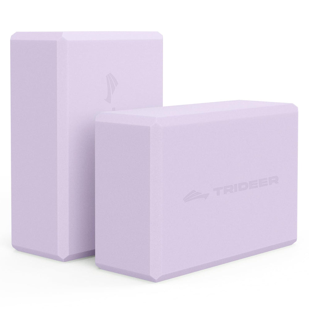 Trideer bloque frontal lavanda mostrando forma estable y soporte