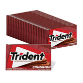 Trident front packaging showing cinnamon gum and clear labeling for freshness